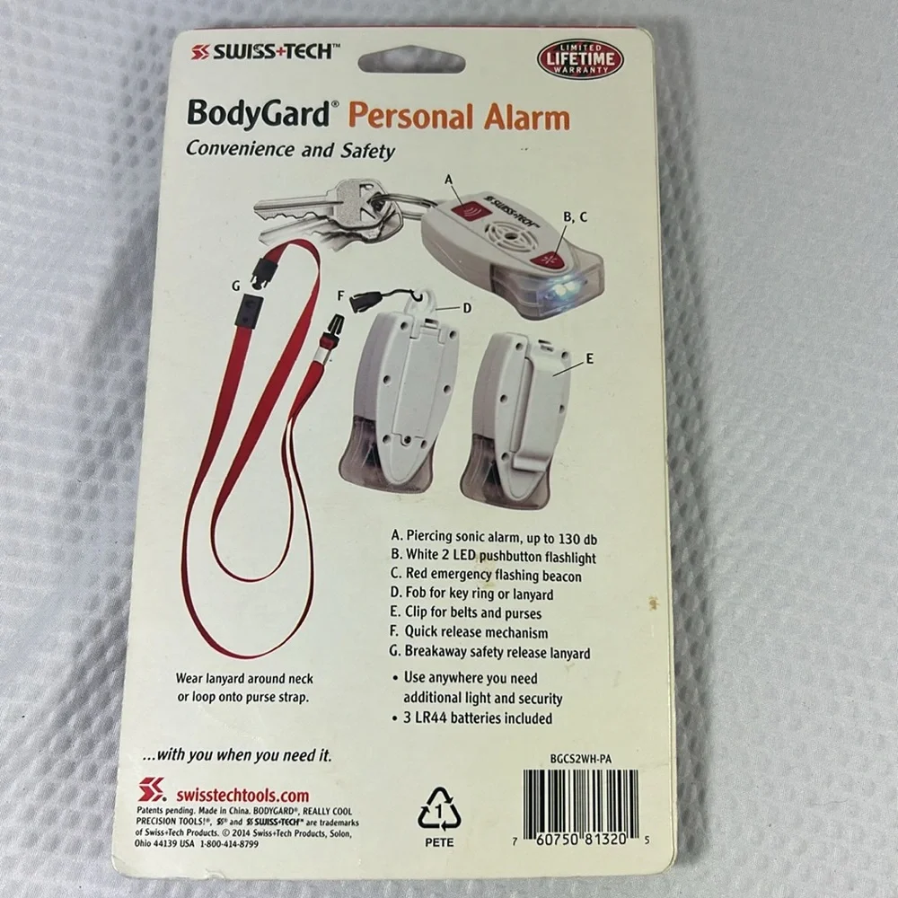 Swiss+Tech BodyGard Personal Alarm